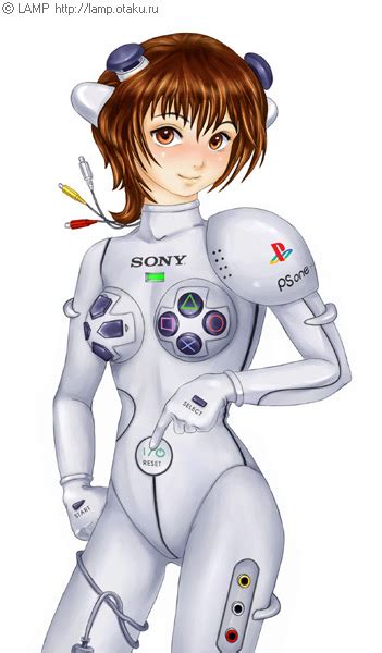 Rule 34 Bodysuit Console Female Personification Playstation Product