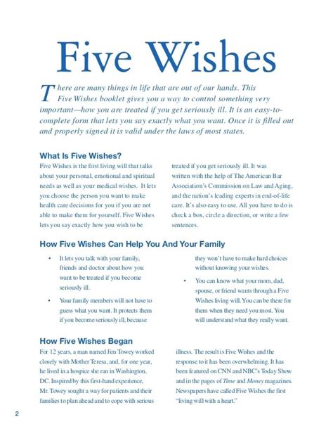 printable  wishes document