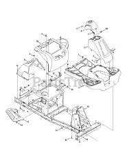 ajc yard machines lawn tractor  parts lookup  diagrams partstree