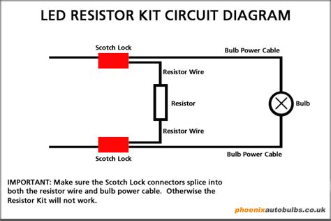 led bulb resistor kits