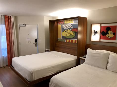 modern style  resort rooms debut  disneys pop century resort wdw news today