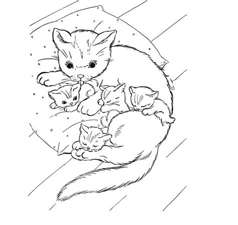 cute baby cats coloring pages animal pictures coloring home