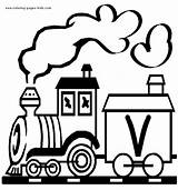Coloring Pages Educational Color Alphabet Trains Letter Printable Kids Sheets Found sketch template