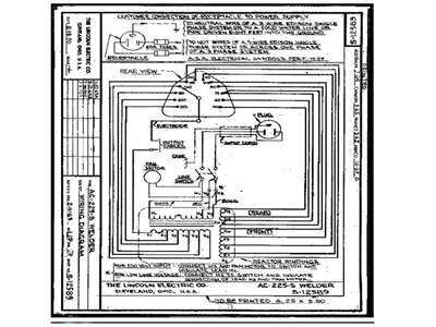 lincoln  welder wiring diagram