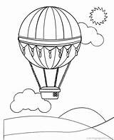 Coloring Air Hot Balloon Pages Printable Template Balloons Kids Ballon Clipart Preschool Library Activities Popular Coloringhome Clip Books Comments sketch template