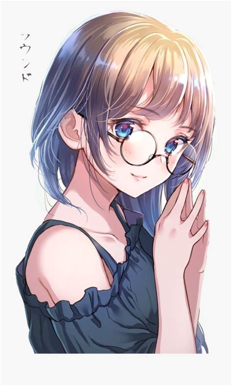 Girls Anime Just Girly Things Anime Girl Cute With Glasses