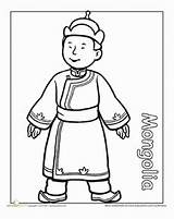 Coloring Pages Multicultural Children Mongolia Around Kids Traditional Sheets Colouring Education Clothing Color Worksheet People Worksheets Mongolian Different Detailed Sheet sketch template