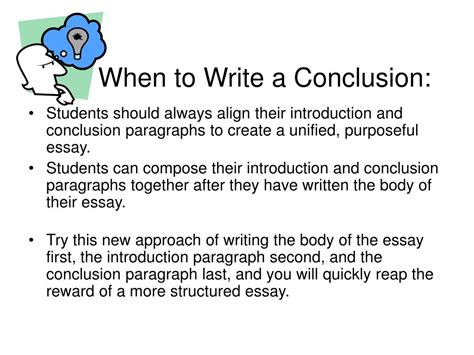 write  concluding paragraph powerpoint