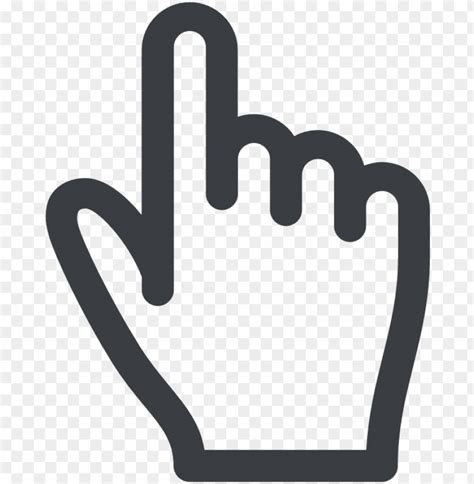 click  call hand point icon png image  transparent background