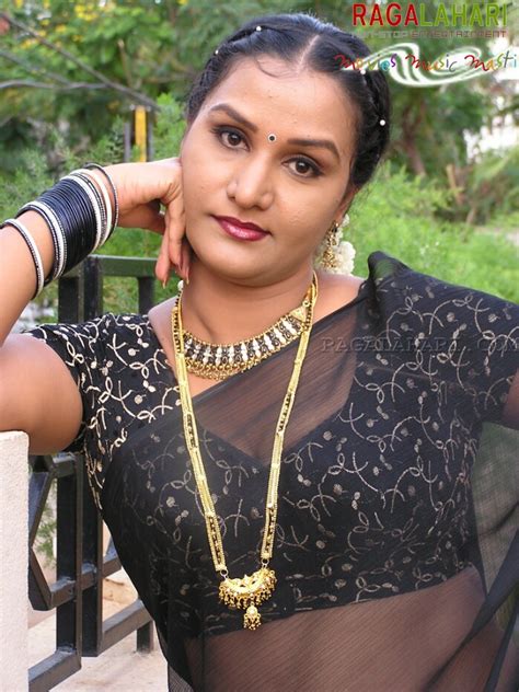 Welcome To Tollyfanz Apoorva Aunty In Black Saree