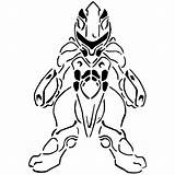 Mewtwo Armored Mew sketch template