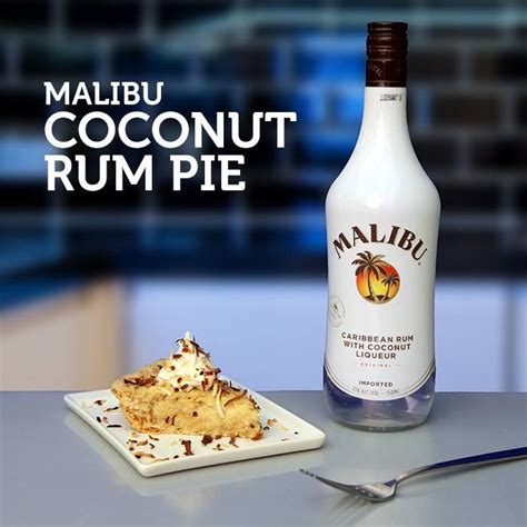 Malibu Coconut Rum Pie Malibu Rum Drinks Coconut Rum