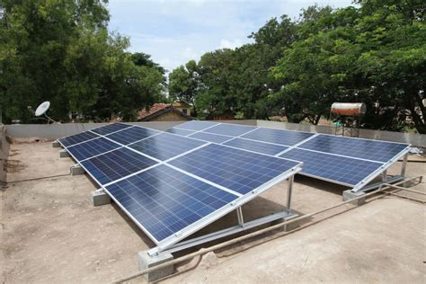 iisc bangalore installs solar microgrid  primary health center pv