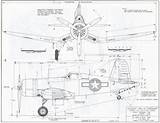 Corsair F4u Vought Fighter sketch template