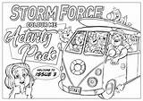 Activity Rnli Colouring sketch template