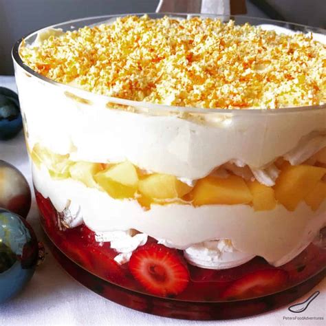 easy pavlova trifle recipe peters food adventures