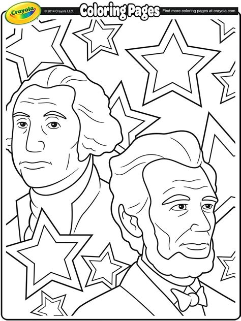presidents day coloring pages  getcoloringscom  printable