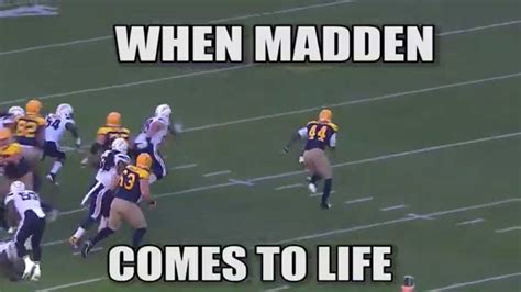 when madden comes to life meme week 6 nfl youtube