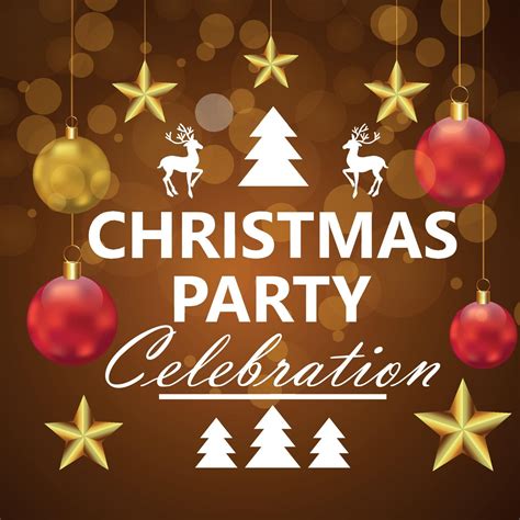 merry christmas celebration party background  creative party ball