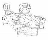 Coloring Pages Iron Patriot Marvel Man Avengers A4 Online Printable Info sketch template