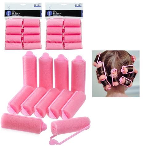 small foam hair rollers curls waves soft cushion curlers care