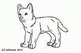 Wolf Coloring Pages Pup Baby Puppy Pups Printable Color Print Template Getcolorings Popular Realistic sketch template