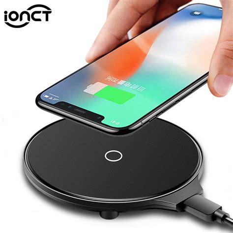ionct qi wireless charger  iphone    xr xs max  samsung    huawei xiaomi