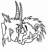 Coloring Troll Billy Goat Pages Biggest Threat Color Goats sketch template
