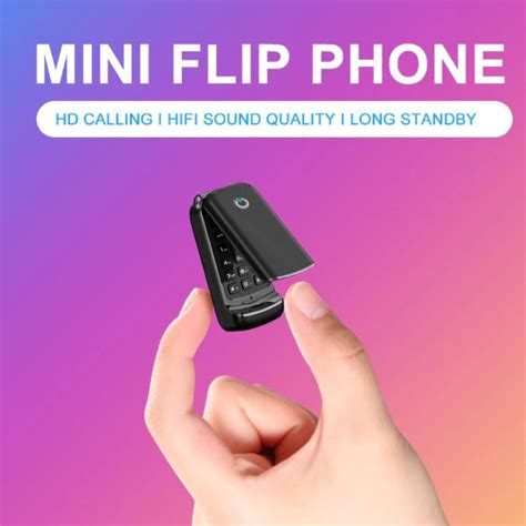 xboss  mini flip mobile phone smallest phone   world  design unlocked