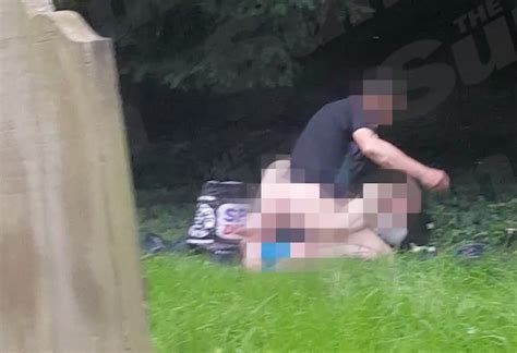 moment man confronts randy couple caught having sex in london cemetery