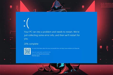 vgksys blue screen  playing valorant fix