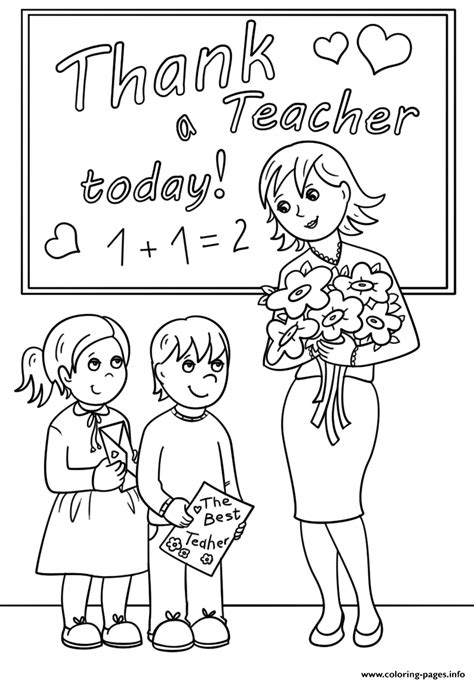 teacher today coloring page coloring page printable