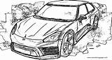 Coloring Car Hirochi Sbr4 Wecoloringpage Pages sketch template