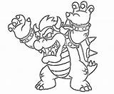 Coloring Pages Bowser Mario Printable Dark Jr King Koopa Yoshi Print Island Paper Ds Getcolorings Dry Super Toad Coloring4free Luigi sketch template