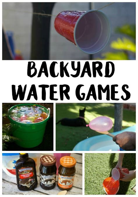 5 backyard water games ideas {not quite} susie homemaker