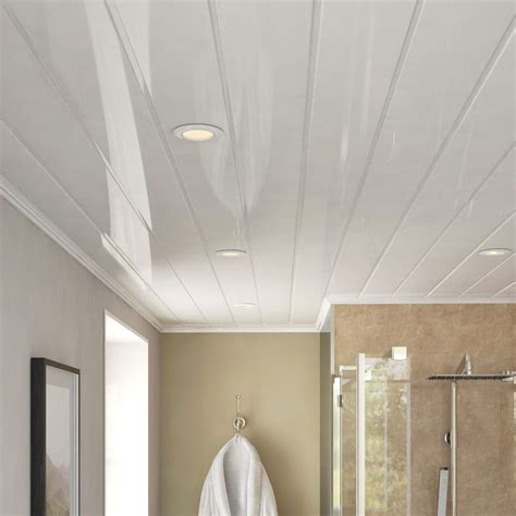 Ancona Double White Pvc Ceiling Panels 4 Pack Available From