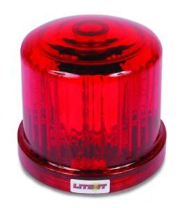 battery operated red led beacon flashing light warning magnetic mount ebay