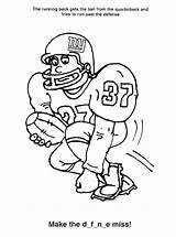 Raiders Quarterback Redskins Kleurplaten Getcolorings sketch template