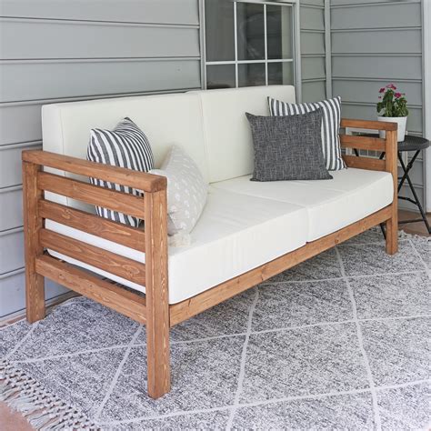 diy outdoor couch angela marie