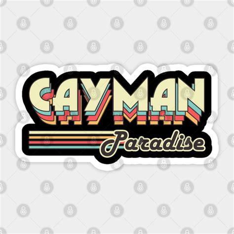 cayman paradise cayman sticker teepublic