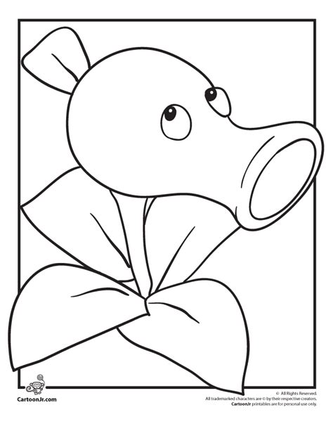 plants  zombies coloring pages coloring home