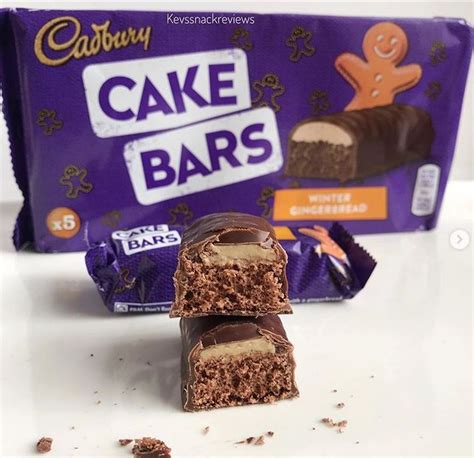 Cadbury Winter Gingerbread Cake Bars Uk Only In 2020