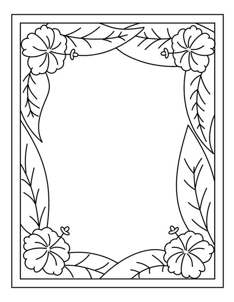 borders coloring pages  pages etsy italia