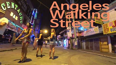 Angeles City Walking Street Just Walking Philippine 2017 4k Uhd