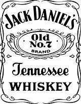 Bottle Whiskey Drawing Jack Daniels Logo Getdrawings sketch template