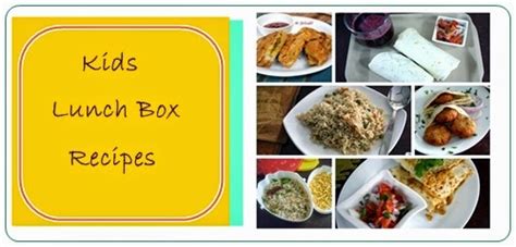 quick  simple lunch box recipes  kids wholesome meals  kids