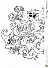 Halloween Coloriage Dessin Imprimer Haloween Colorier Monstres Monstre Hugolescargot Tous Legende Ensembles sketch template