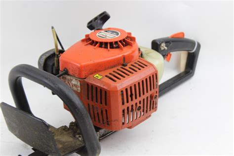 echo gas powered hedge trimmer model hc  property room