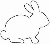 Bunny Printable Silhouette Outline Easter Rabbits Rabbit Colouring Pages Coloring Template Clipart Templates Printables Sheet Stencil Peter Cutouts Print Clip sketch template