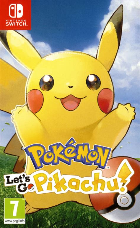Pokémon Let S Go Pikachu 2018 Nintendo Switch Box Cover Art